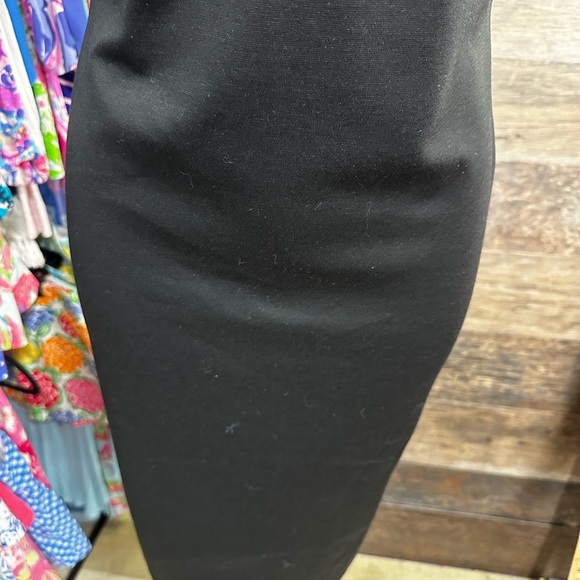 VENUS Black Strapless Dress with Gold Straps - Picture 8 of 9